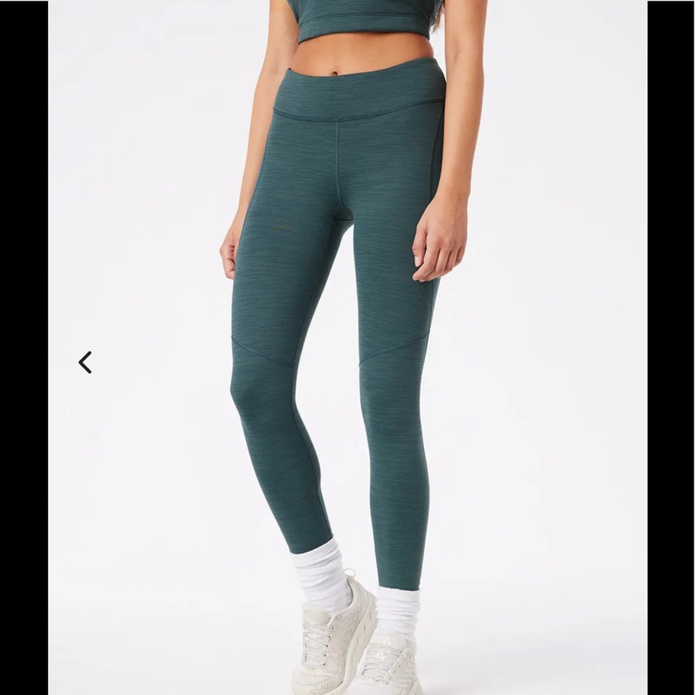 OV Outdoor Voices Move Free Full Length Legging in Evergreen Green Small 💚